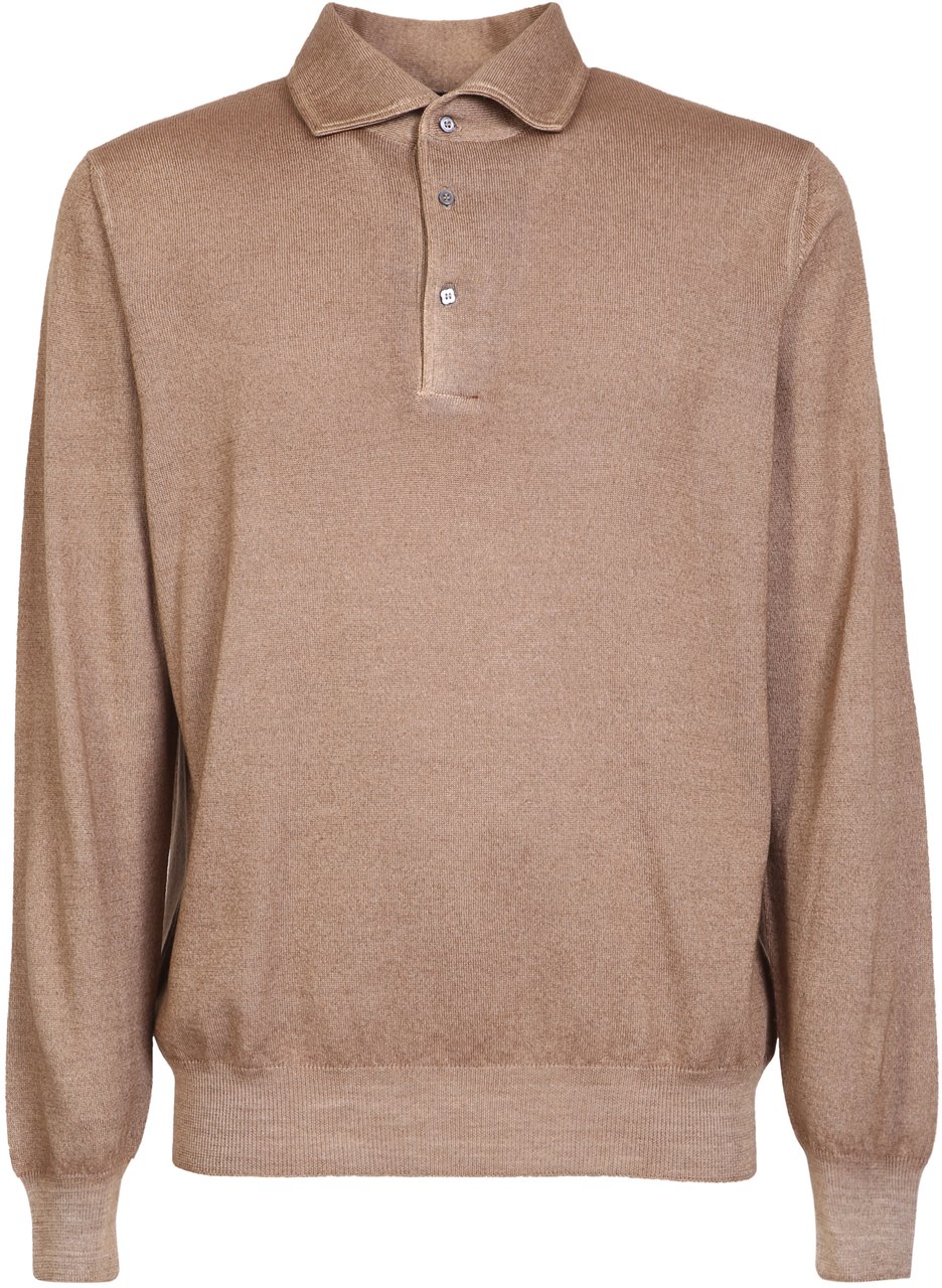 Lardini LARDINI Brown T-Shirts Bruin