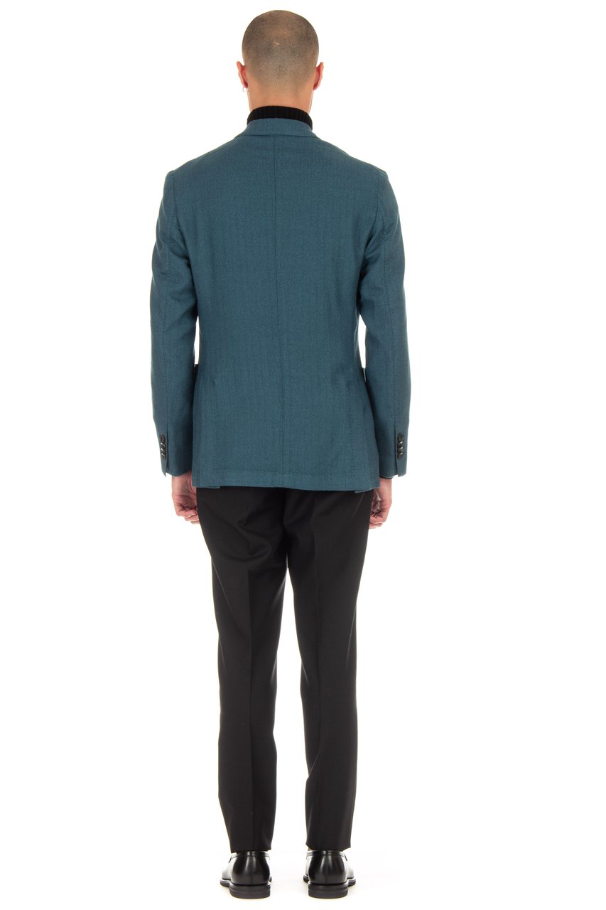 Lardini Resca Wool-Cashmere-Silk Jacket Groen