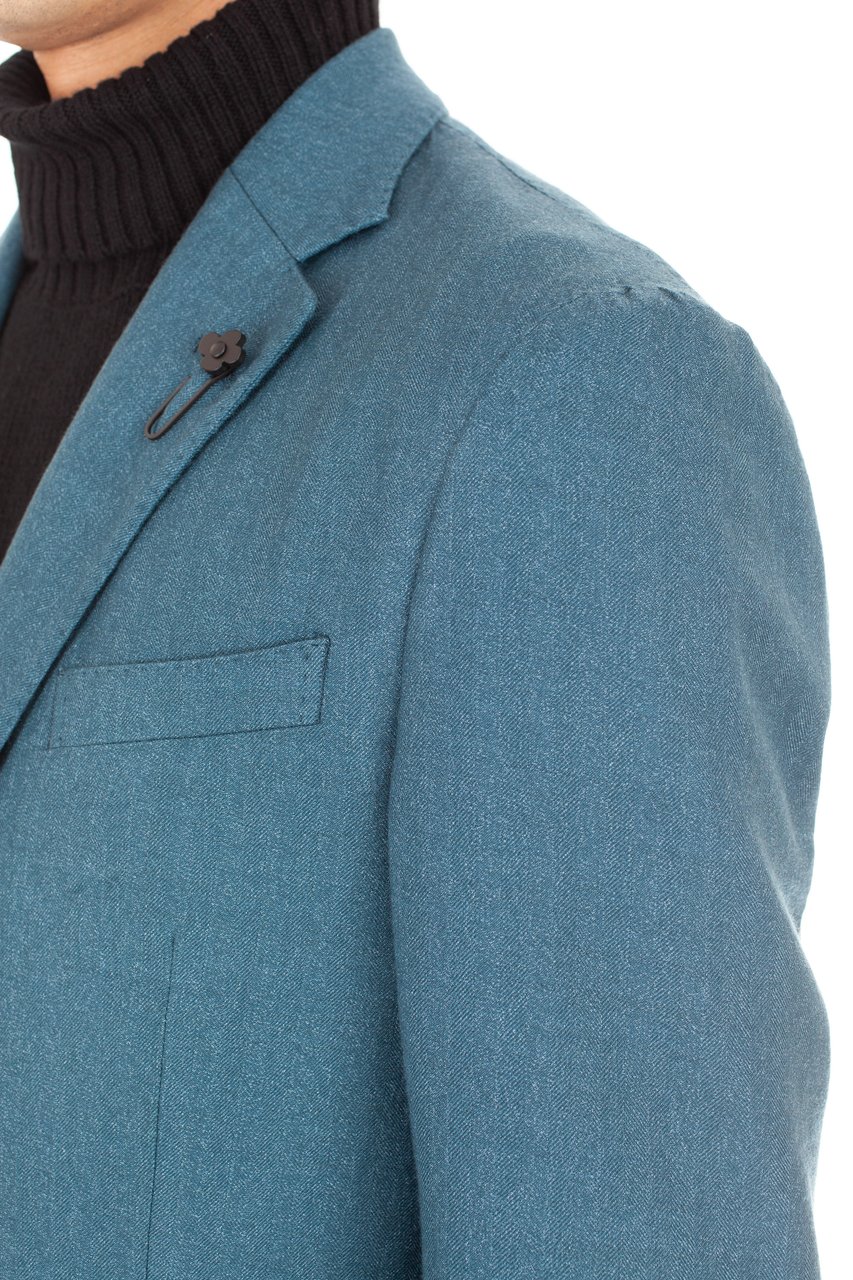 Lardini Resca Wool-Cashmere-Silk Jacket Groen