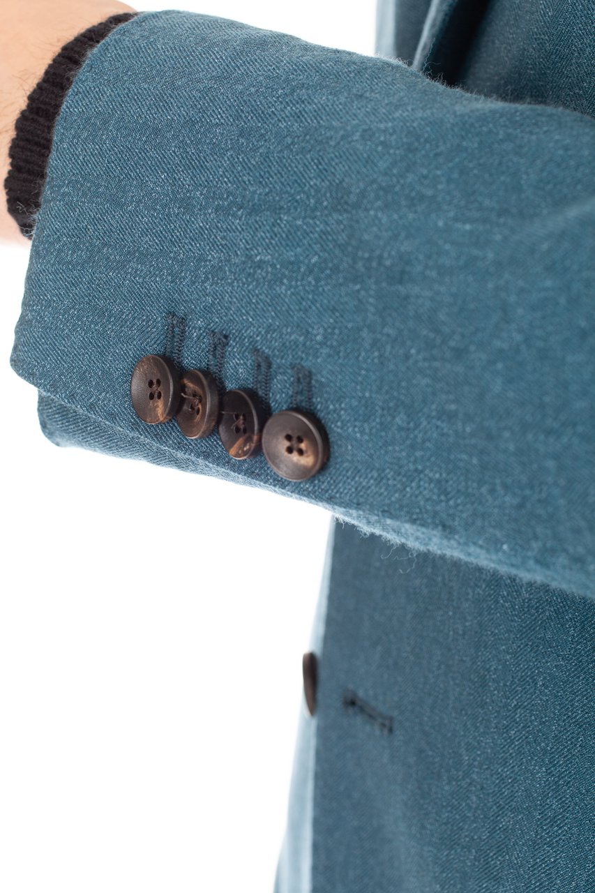 Lardini Resca Wool-Cashmere-Silk Jacket Groen