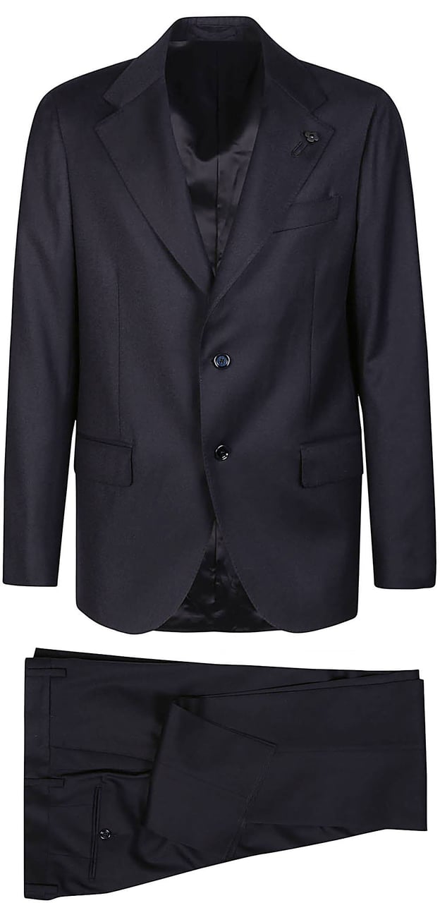 Lardini Special Line Suit Blue Blauw