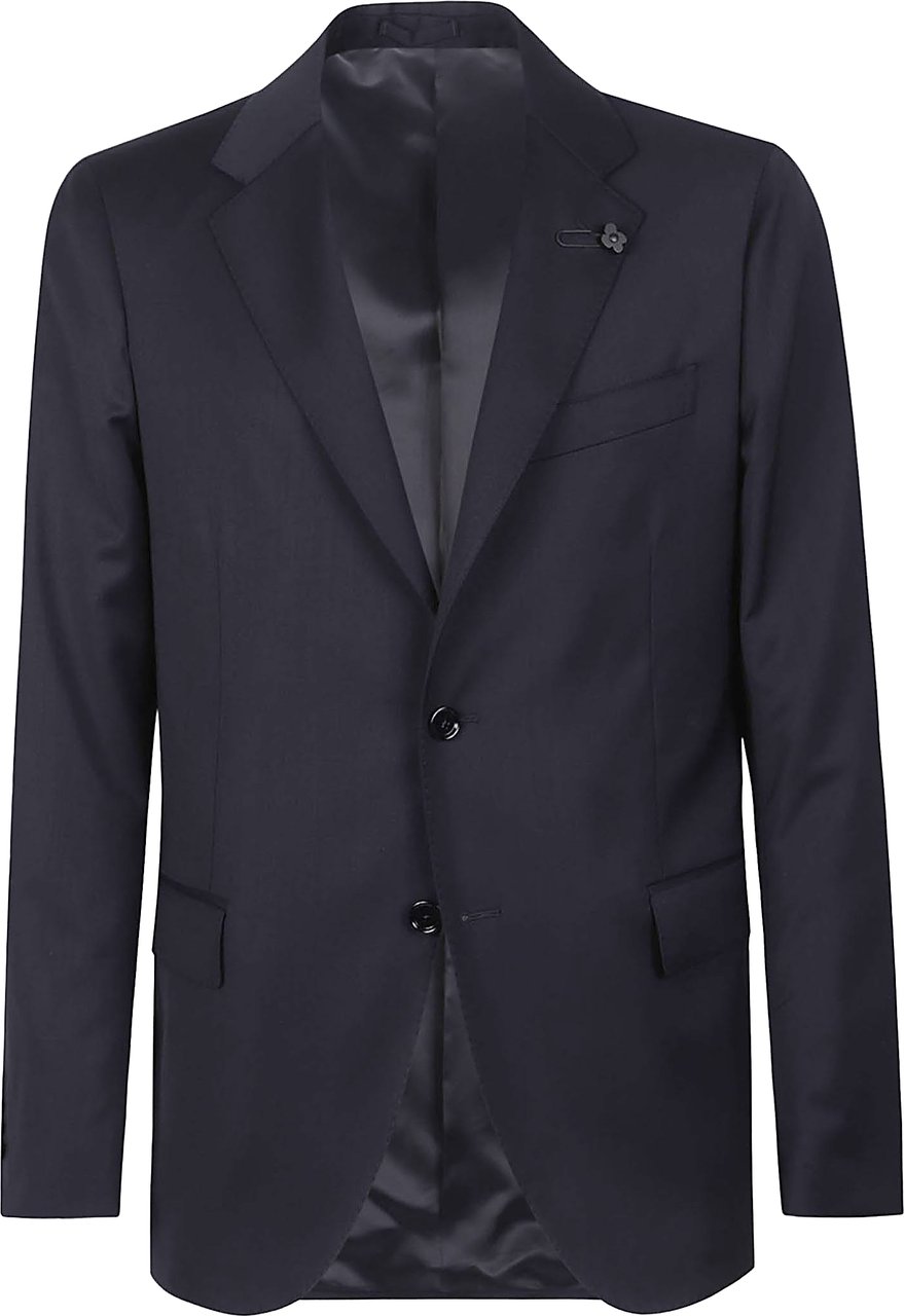 Lardini Special Line Jacket Blue Blauw