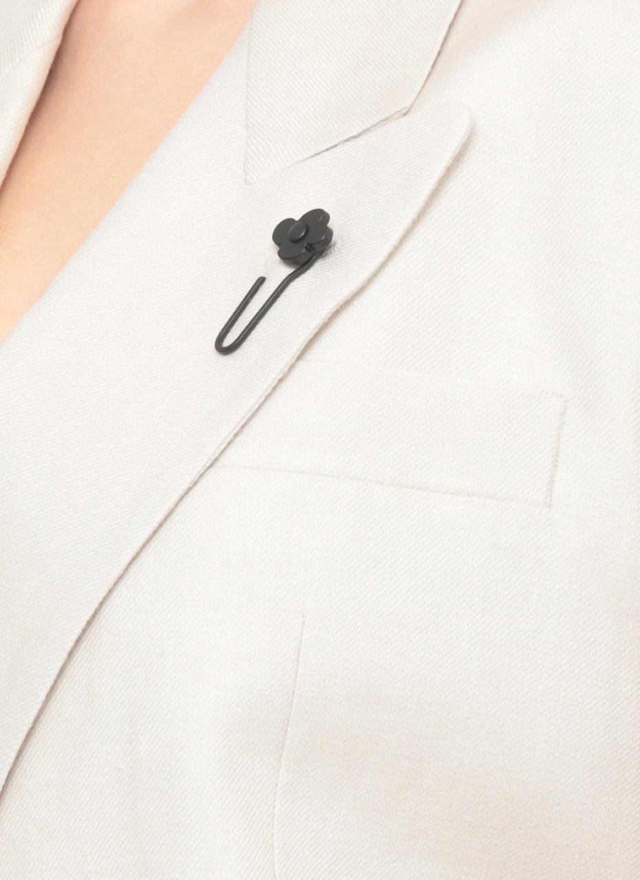 Lardini Jackets Avorio Wit