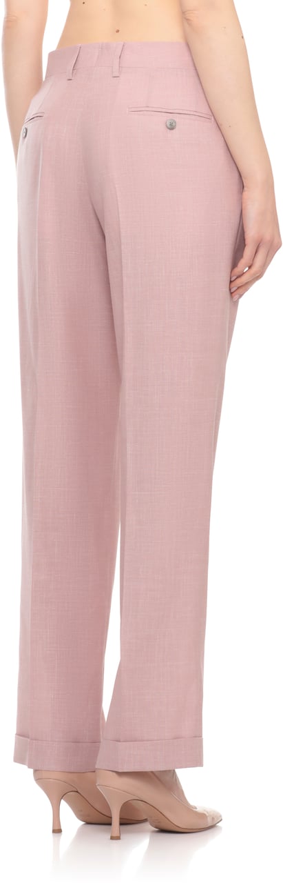 Lardini Trousers Pink Roze