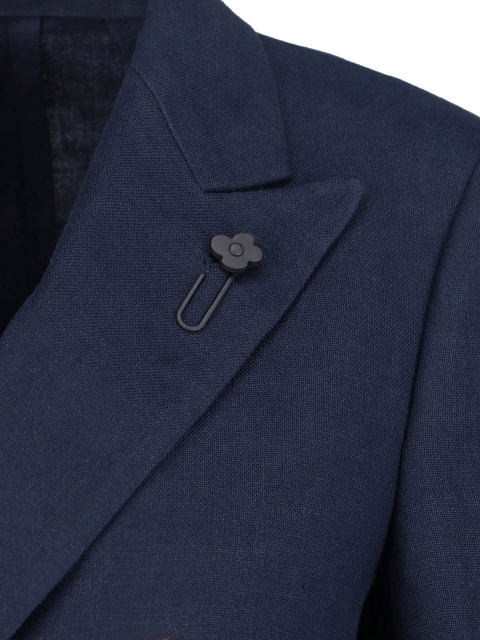 Lardini Tailored Double-Breasted Jacket Blauw