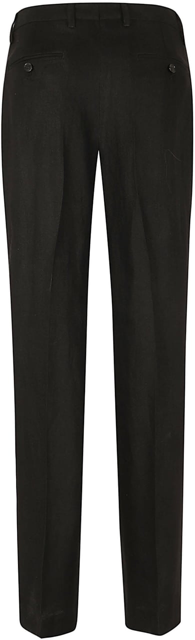 LARDINI TROUSERS Zwart