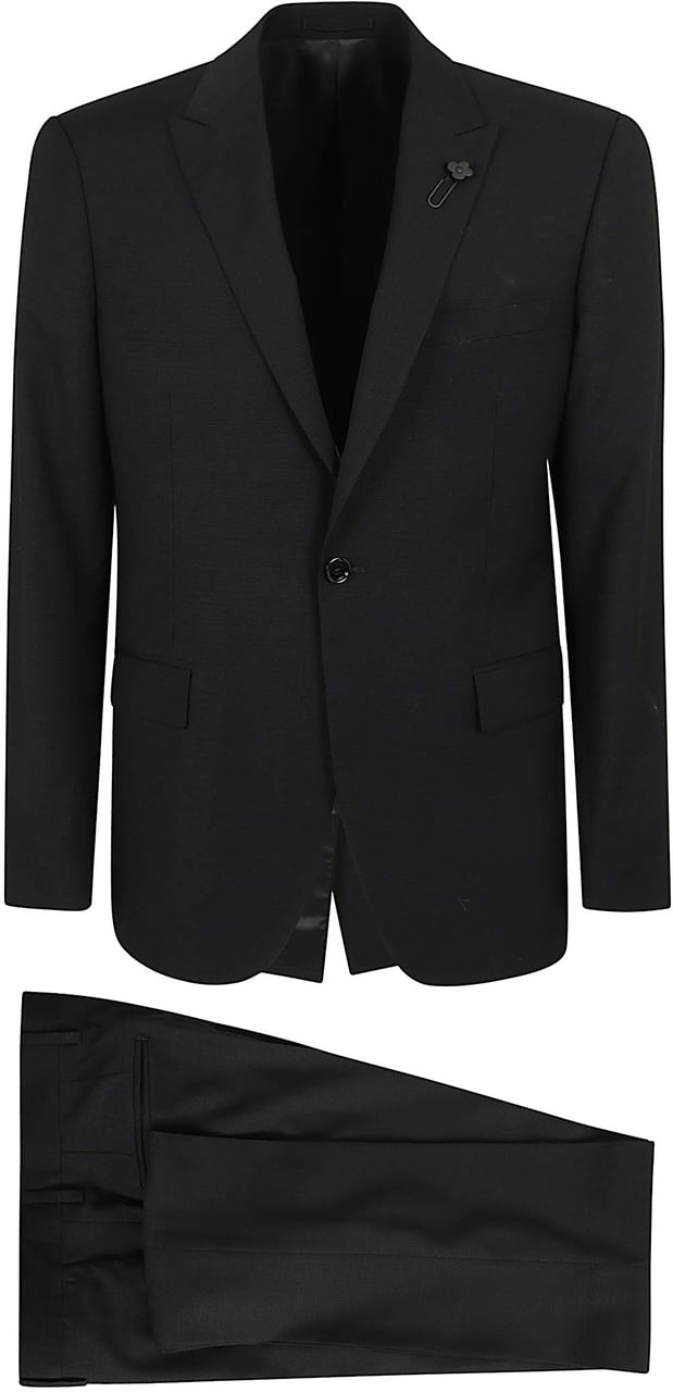 Lardini LARDINI ABITO UOMO SOIREE SLIM FIT Donkergrijs