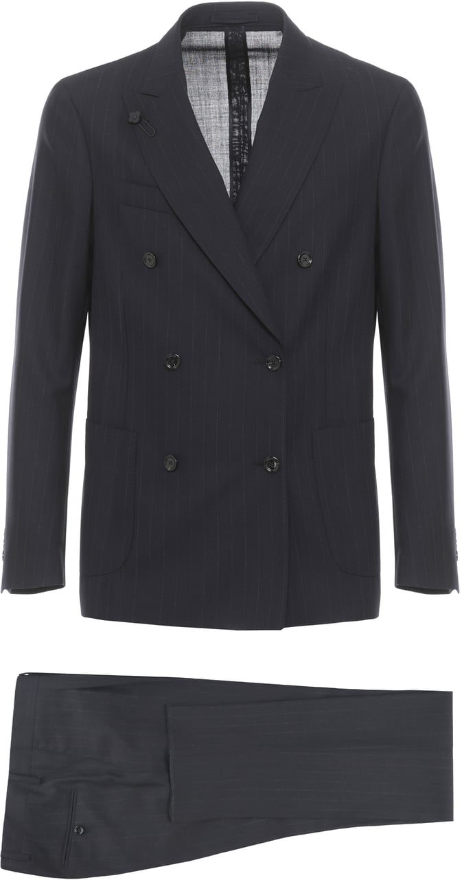 Lardini Suit Blue Navy