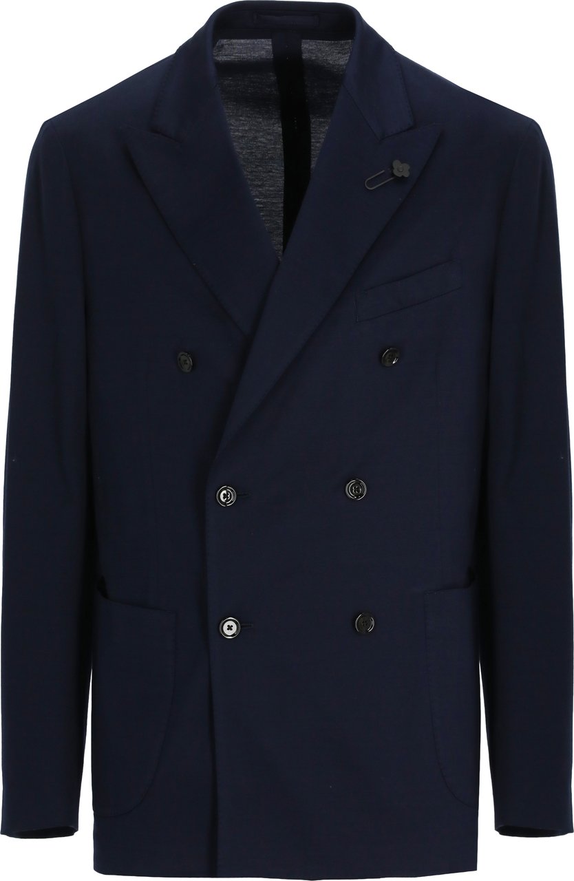 Lardini Jackets Blue Navy