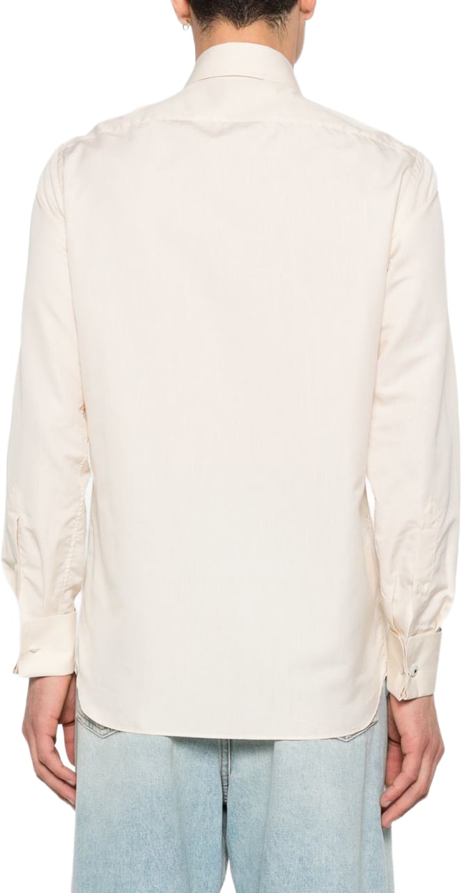 Lardini Shirts Beige Wit