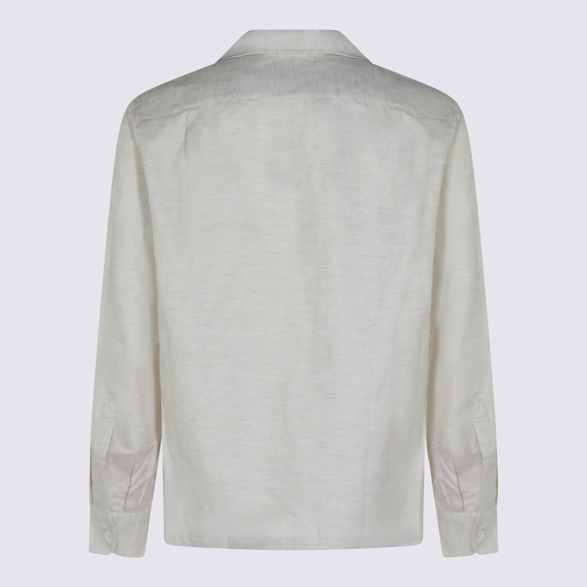 Lardini Relaxed Fit Casual Shirt with Textured Fabric Wit