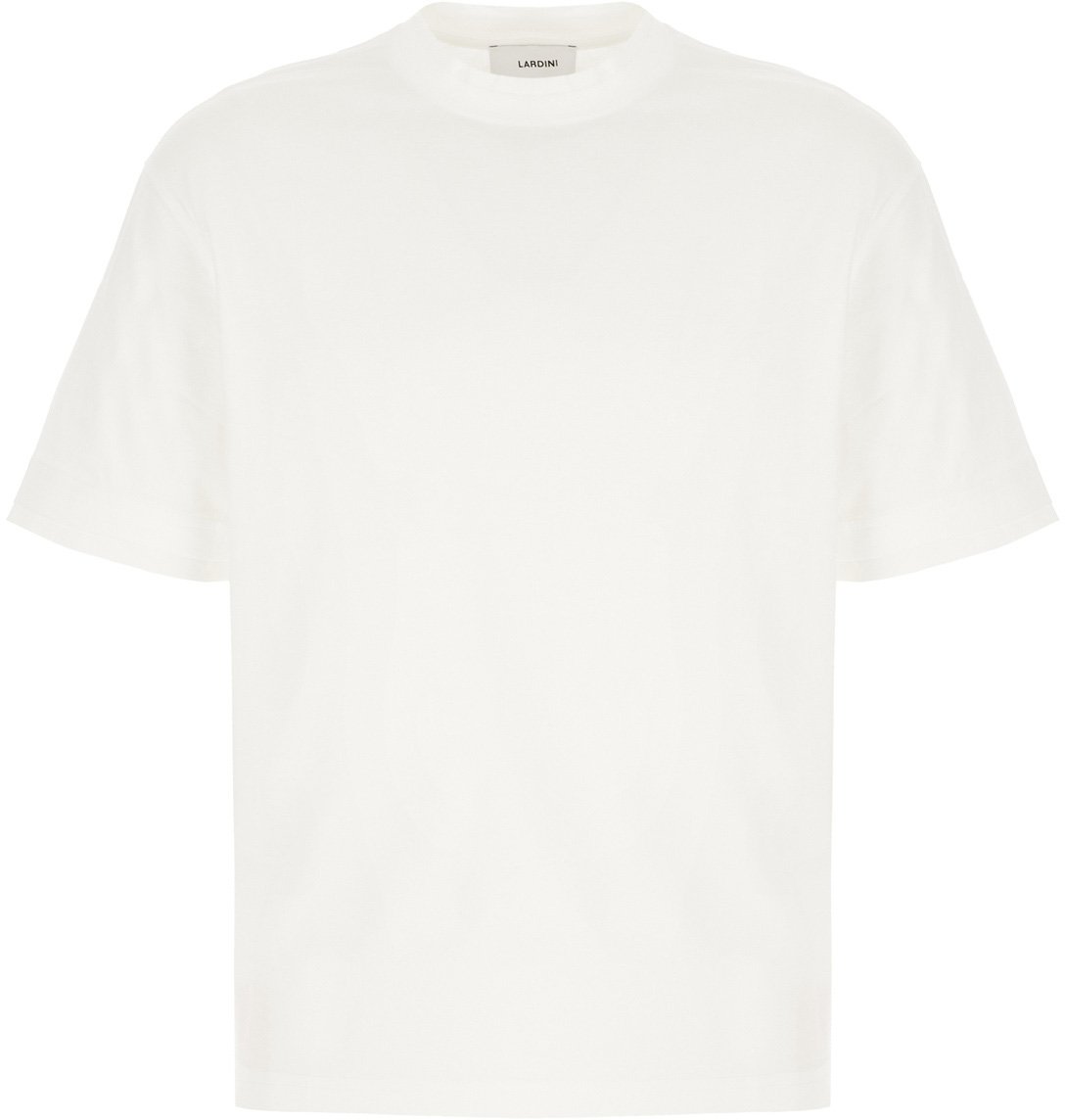 Lardini Lardini White cotton t-shirt Wit