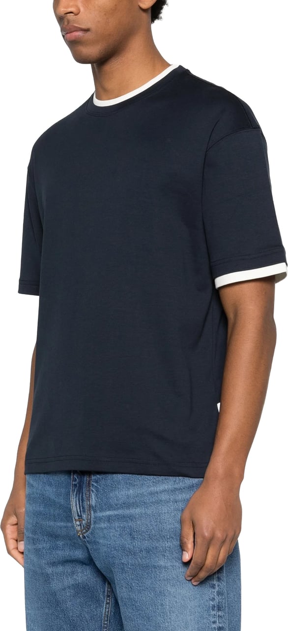 Lardini T-Shirts And Polos Blue Navy