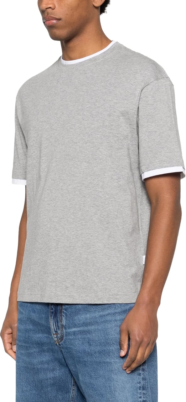 Lardini T-Shirts And Polos Grey Lichtgrijs