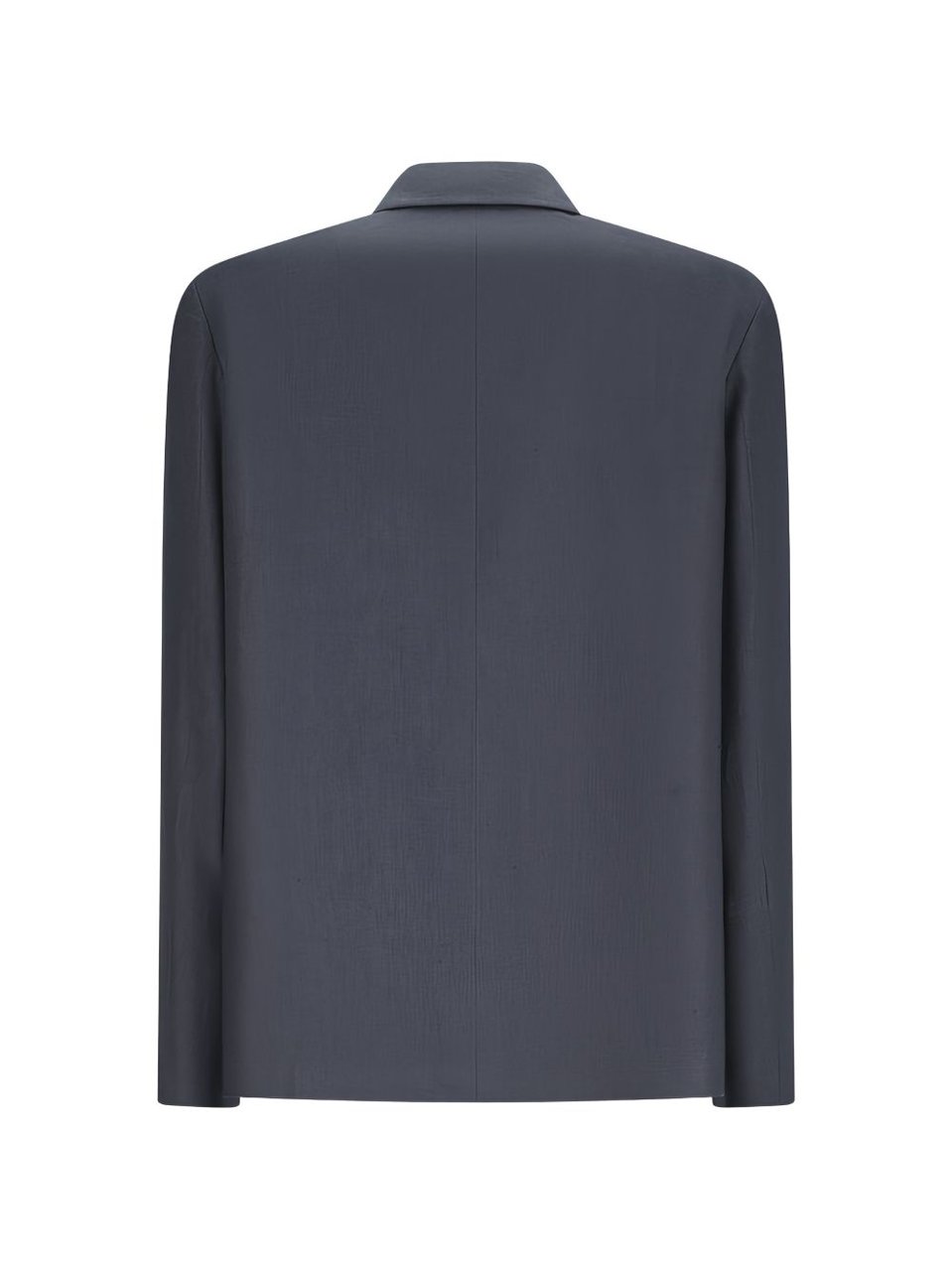 Lardini Grey Casual Patch Pockets Shirt Grijs