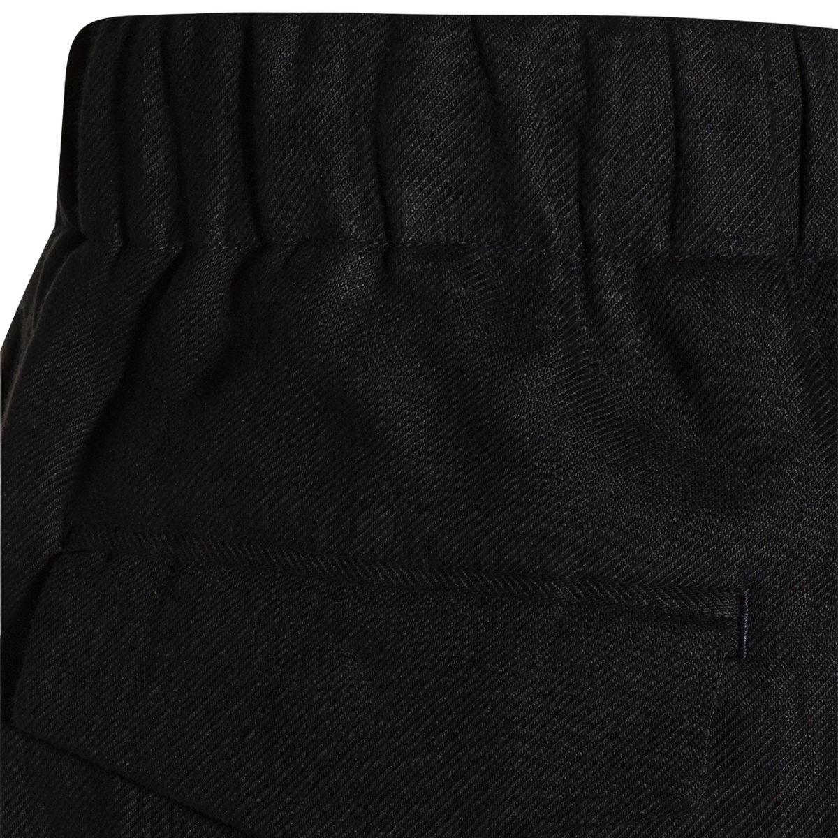 Lardini Straight-Leg Trousers With Elastic Waistband Zwart