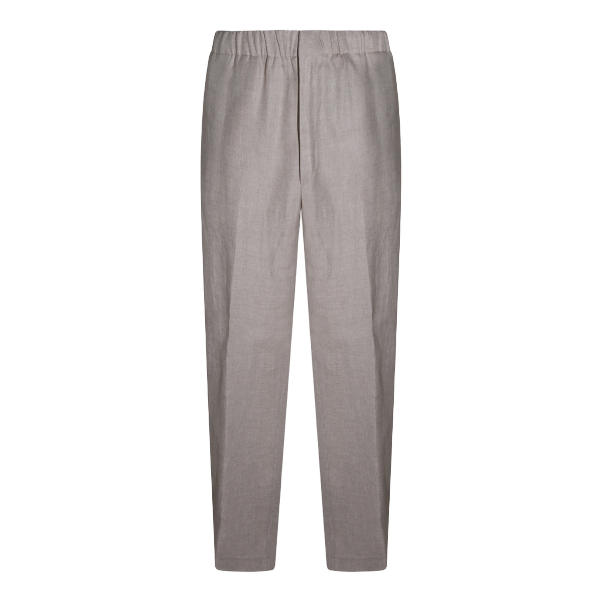 Lardini Relaxed Fit Trousers with Textured Weave Neutraal