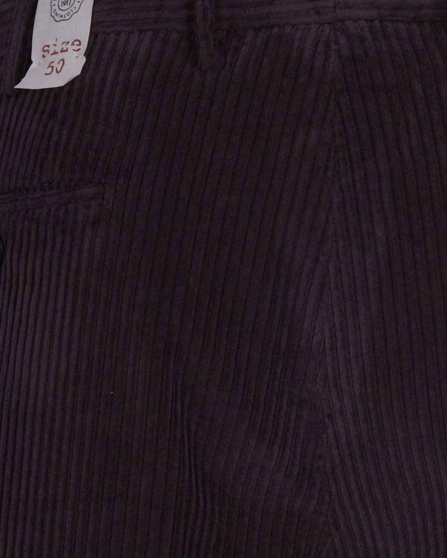 L.B.M 1911 Burgundy Miles Pants Zwart