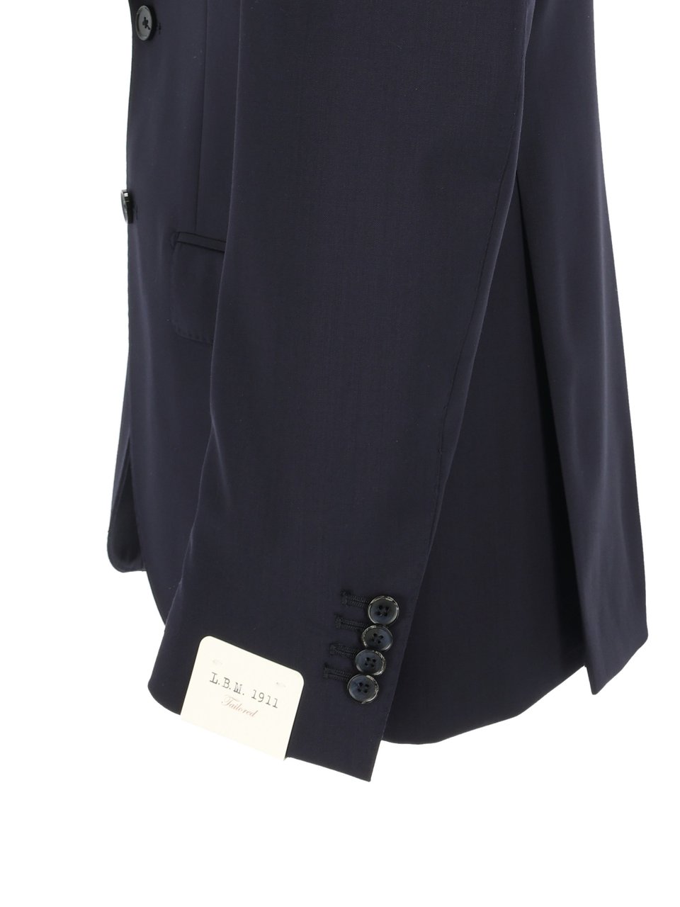 L.B.M 1911 Tailored Two Button Notch Blazer Zwart