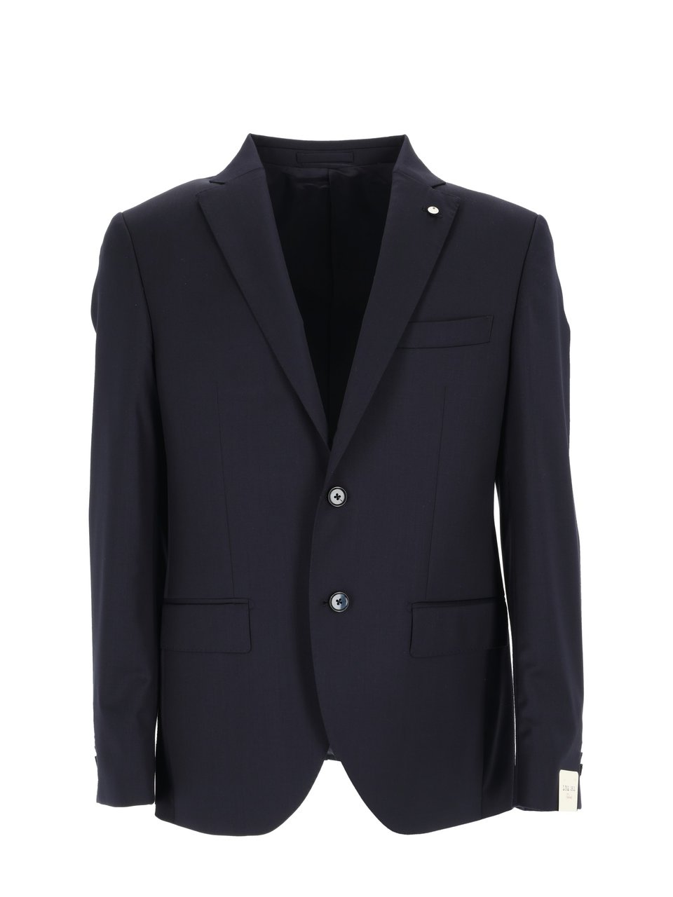 L.B.M 1911 Tailored Two Button Notch Blazer Zwart