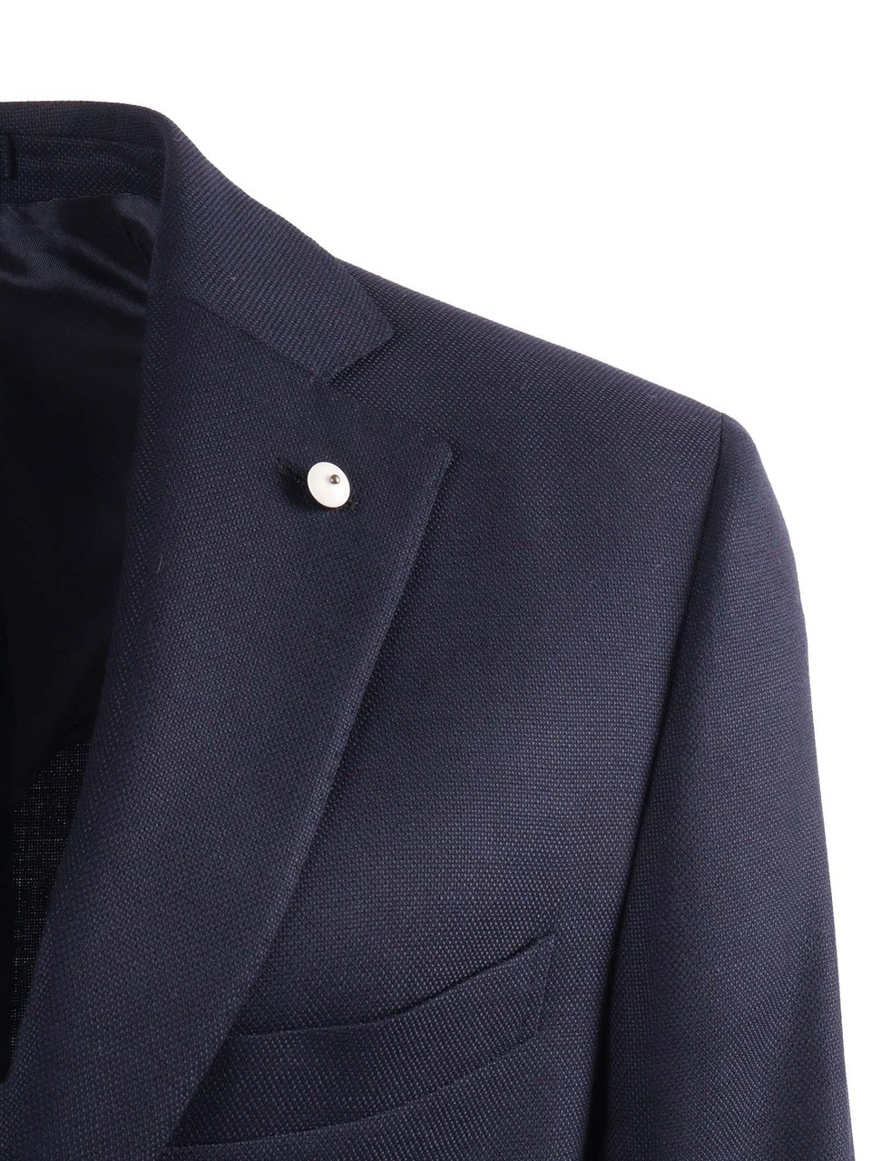 L.B.M 1911 Tailored Drop 7 Notch Blazer Zwart