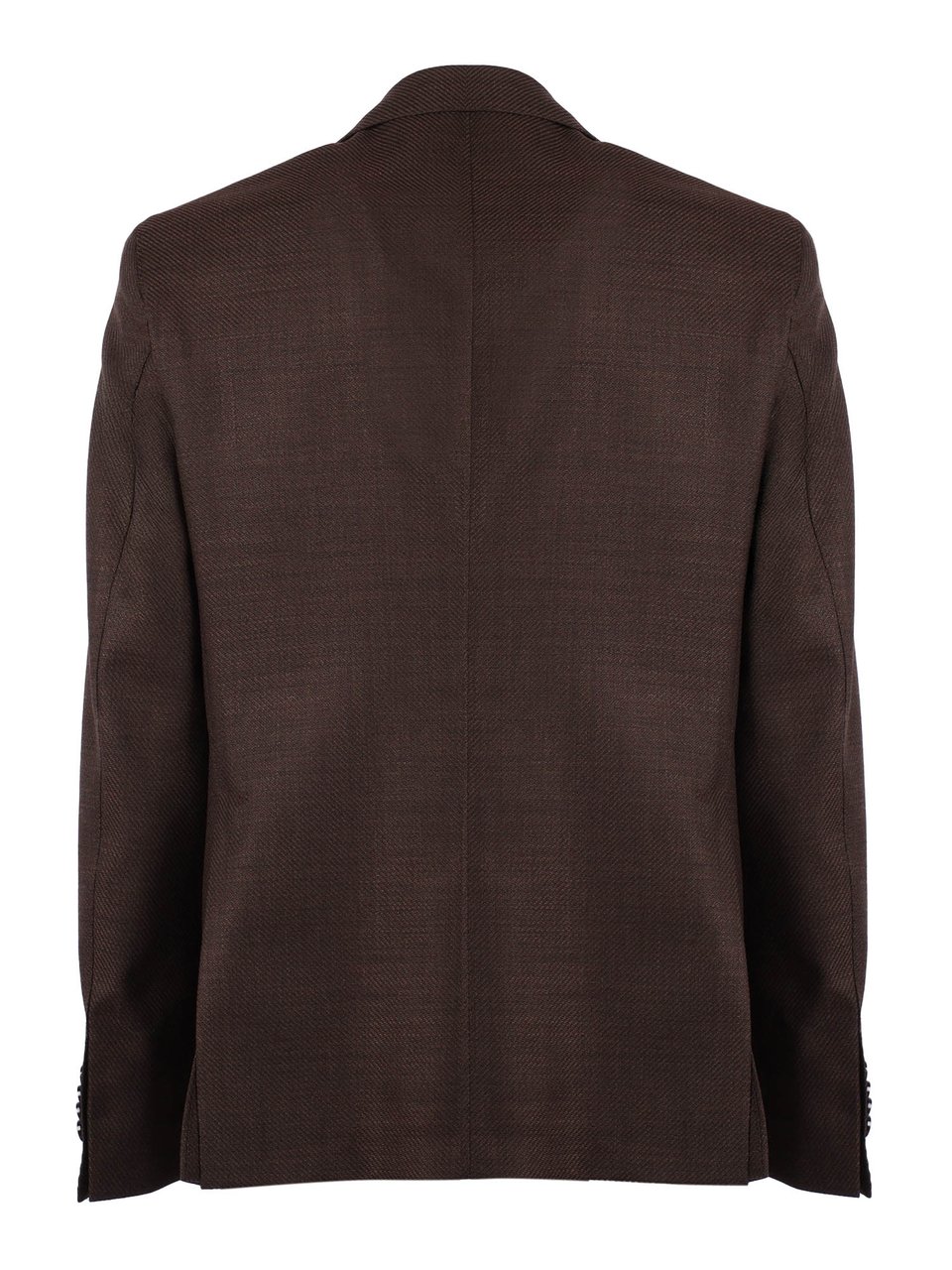 L.B.M 1911 Brown Tailored Wool Blazer Zwart