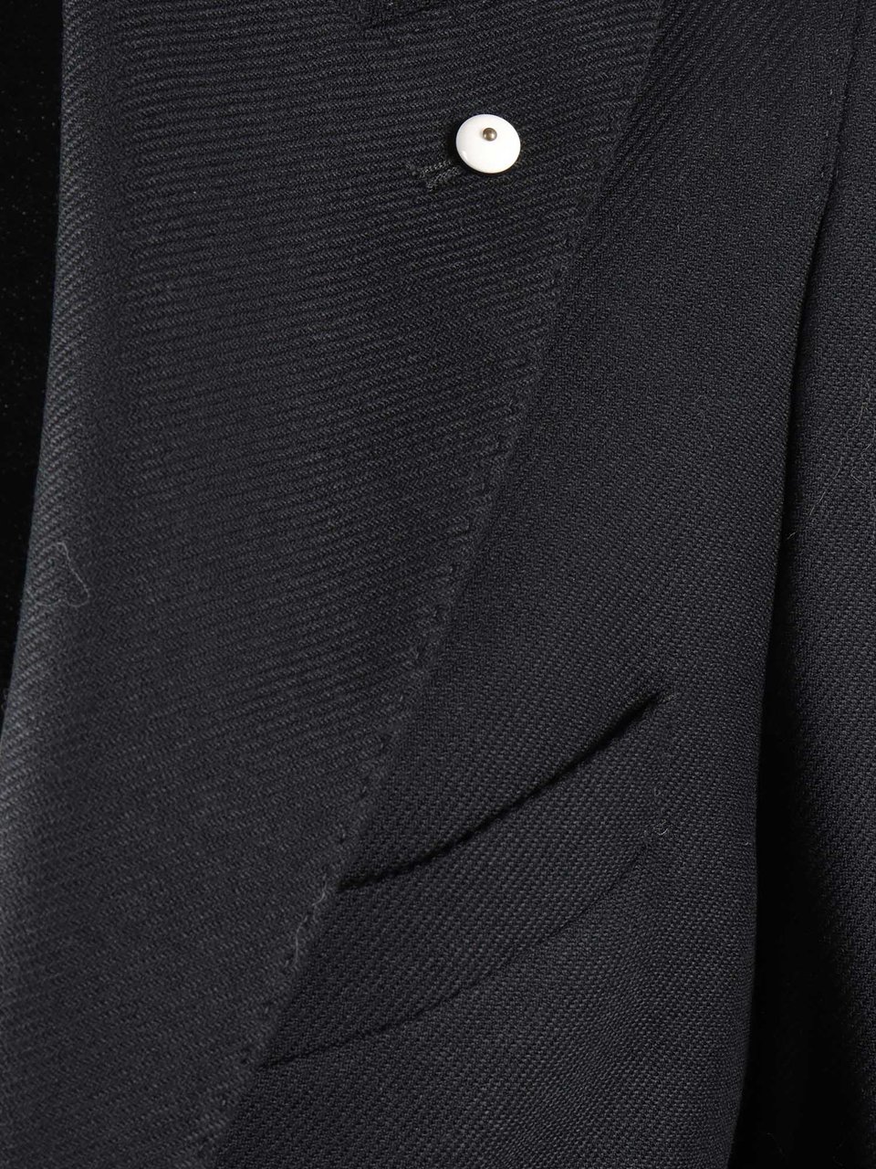 L.B.M 1911 Black Tailored Two Button Jacket Zwart