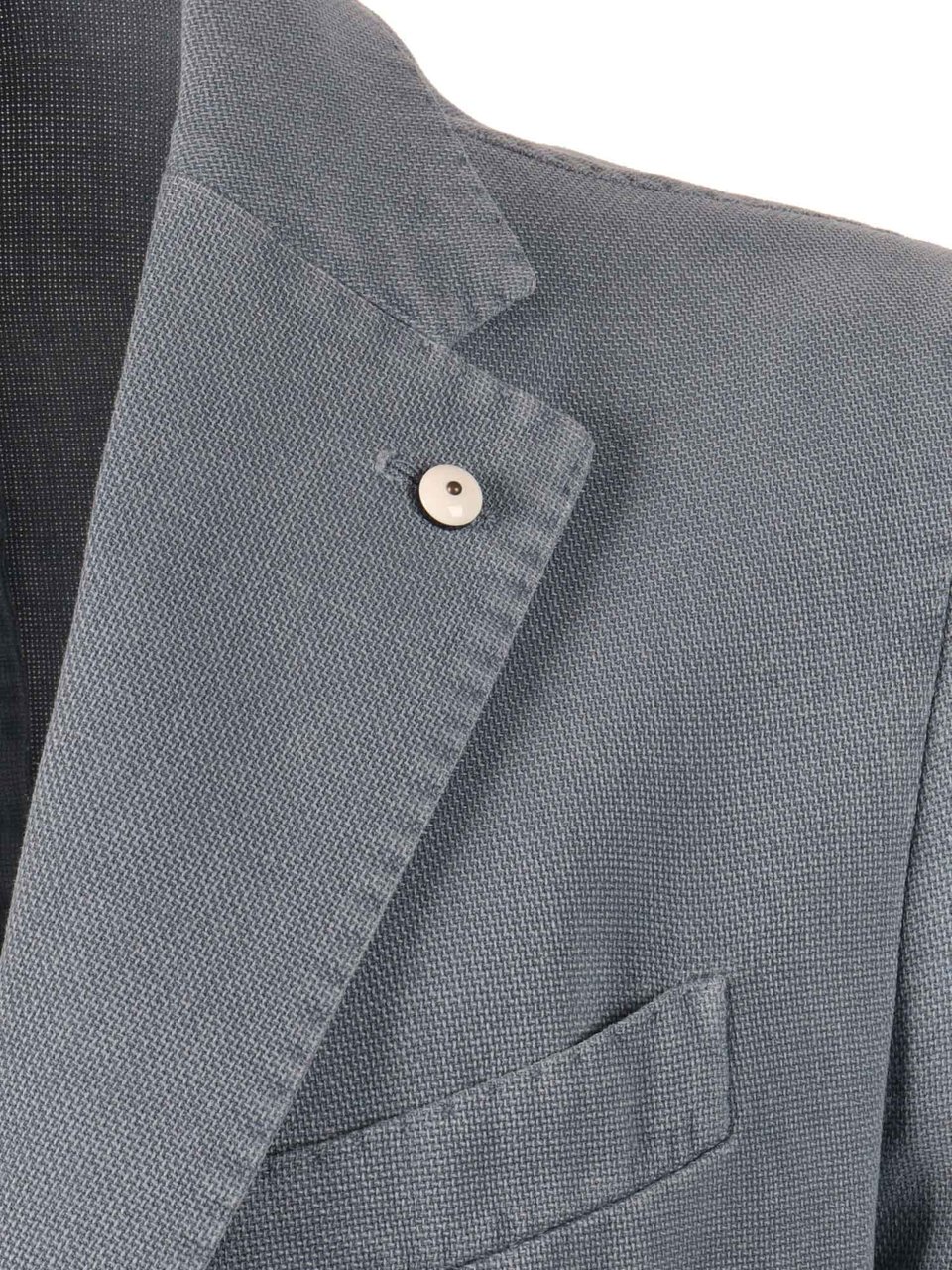 L.B.M 1911 Structured Drop S Notched Jacket Grijs