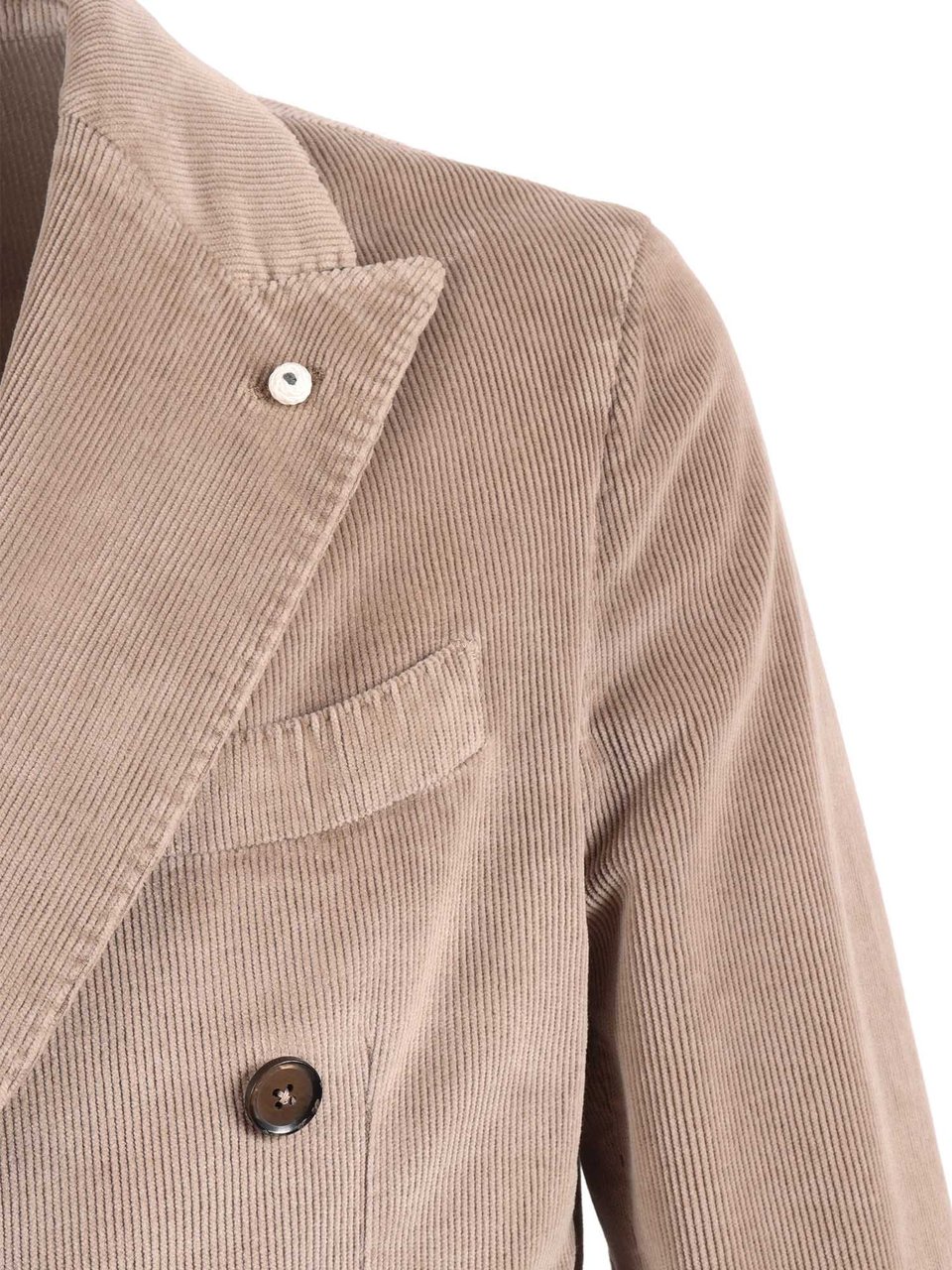 L.B.M 1911 Double Breasted Corduroy Jacket Roze