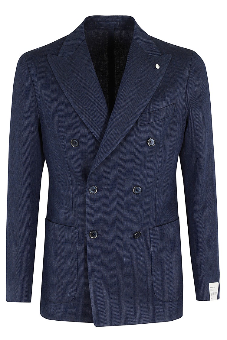 L.B.M 1911 Linen Cotton Blauw