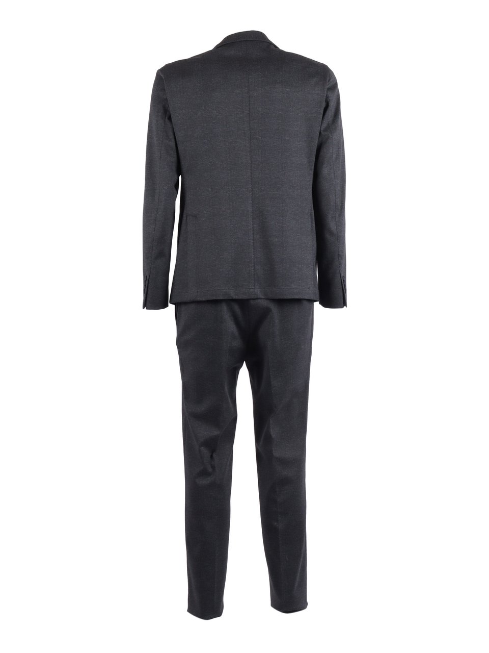L.B.M 1911 Black Tailored Straight Cut Suit Zwart