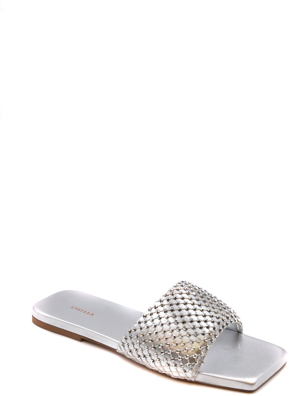 Le Silla Sandals Silver Zilver