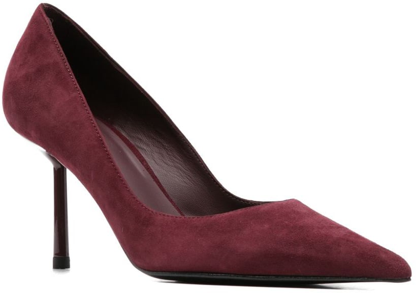 Le Silla With Heel Cherry Maroon