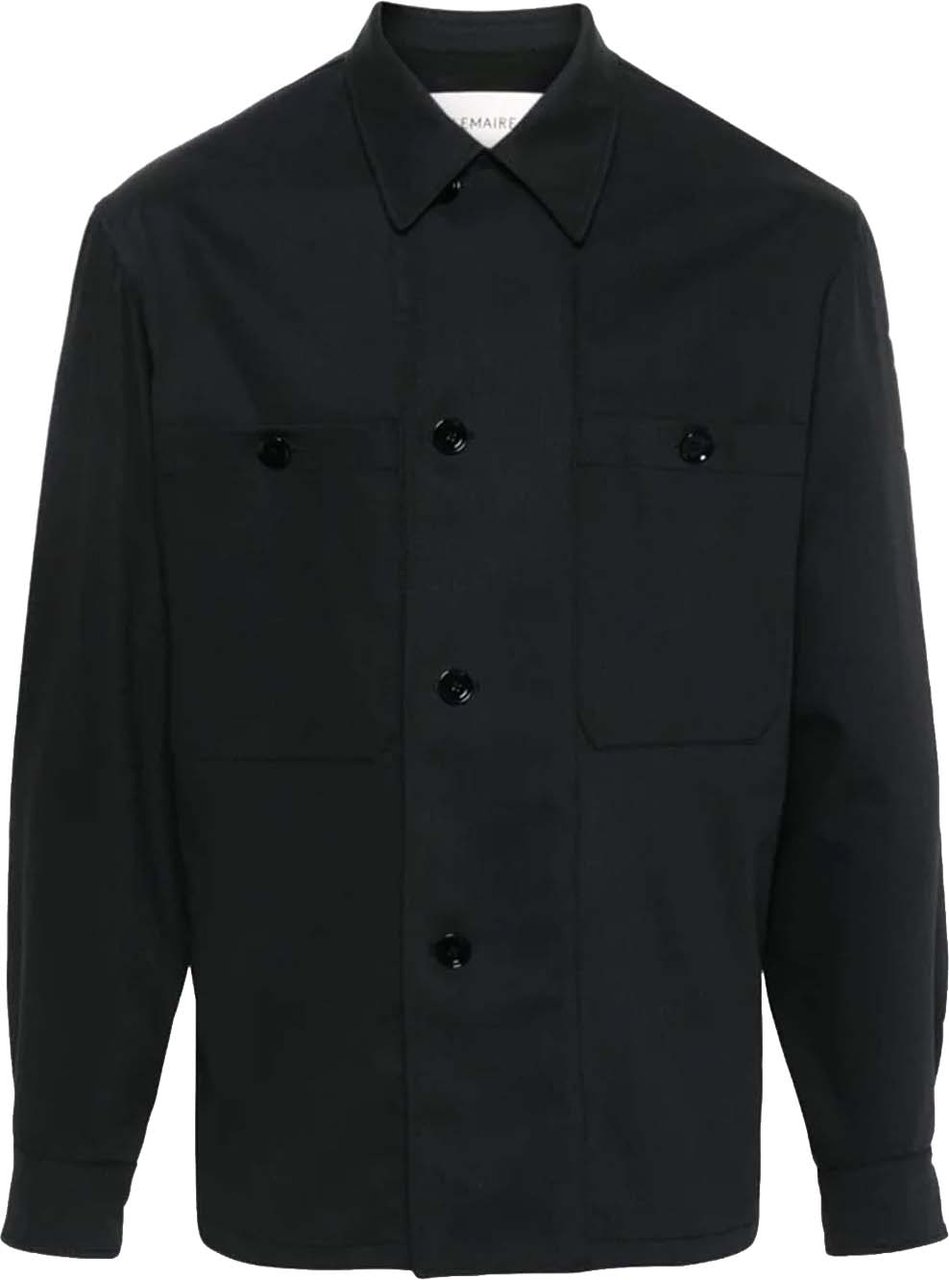 Lemaire 'Military' Wool Jacket Zwart