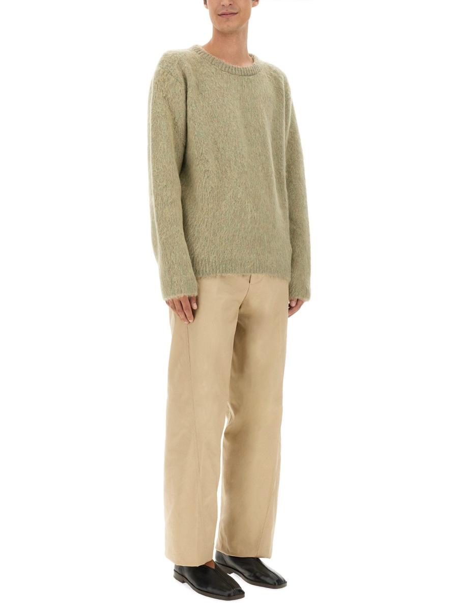 Lemaire BRUSHED WOOL SWEATER Grijs