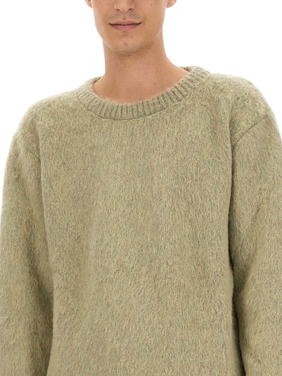 Lemaire BRUSHED WOOL SWEATER Grijs
