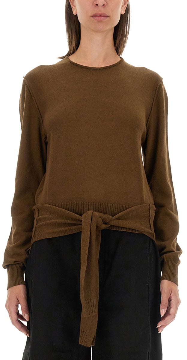 Lemaire WOOL BLEND SWEATER Bruin