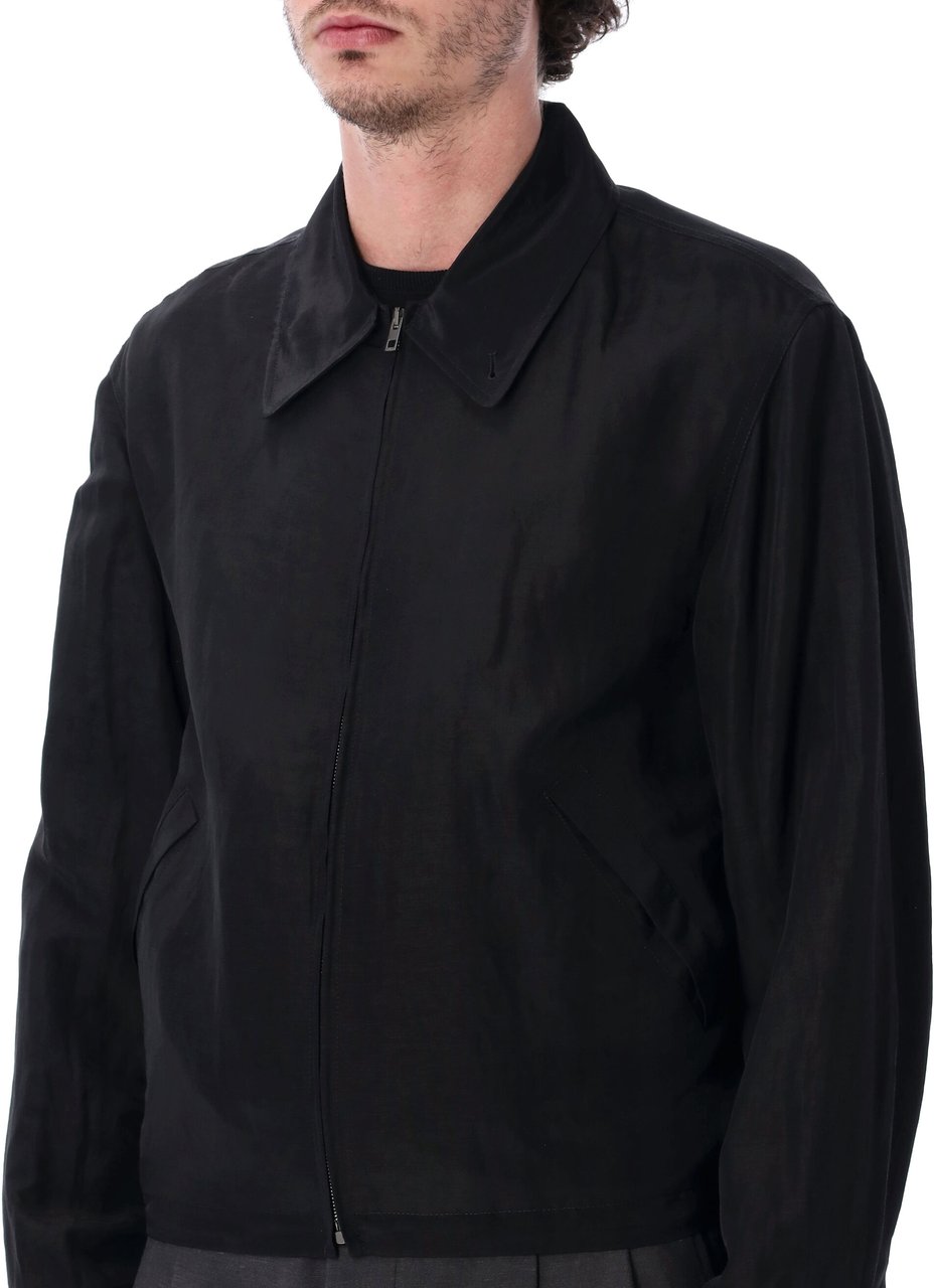 Lemaire Short Blouson Nero Zwart