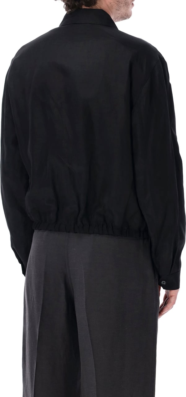 Lemaire Short Blouson Nero Zwart
