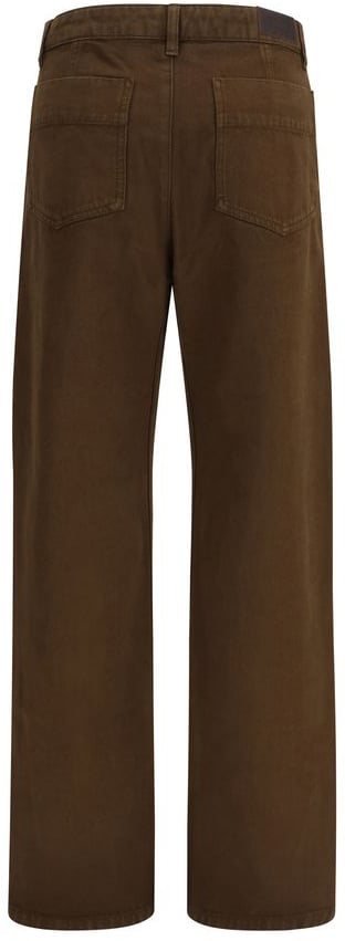 Lemaire Brown Cotton Casual Pants Bruin