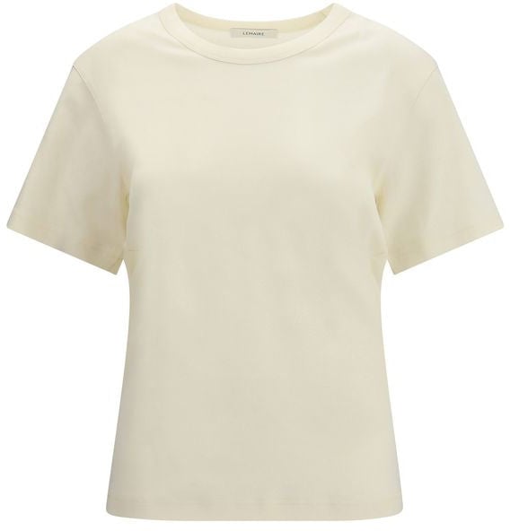 Lemaire Lemaire Beige Cotton T-Shirt Beige