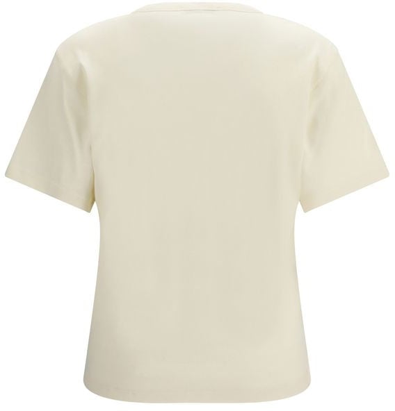 Lemaire Lemaire Beige Cotton T-Shirt Beige