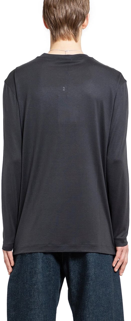 Lemaire Long Sleeve Silk T-shirt Zwart