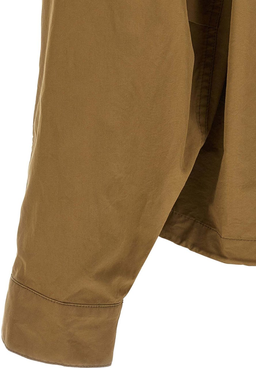 Lemaire Bicolor Cotton Parka Groen