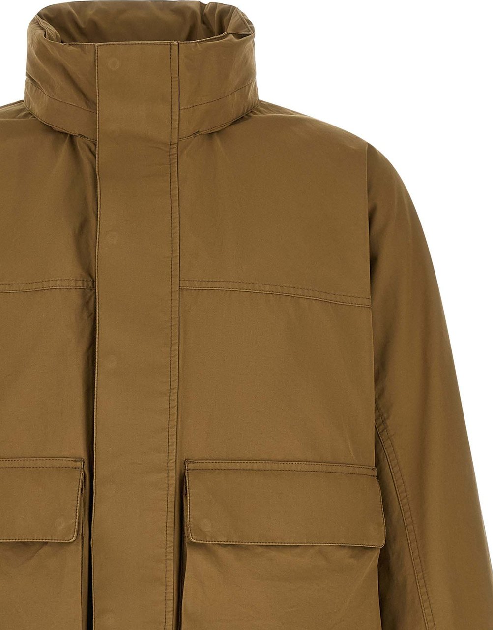 Lemaire Bicolor Cotton Parka Groen