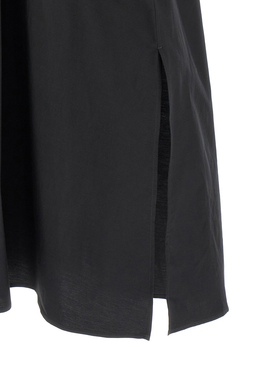 Lemaire Reversible Tube Dress with High Neck Zwart