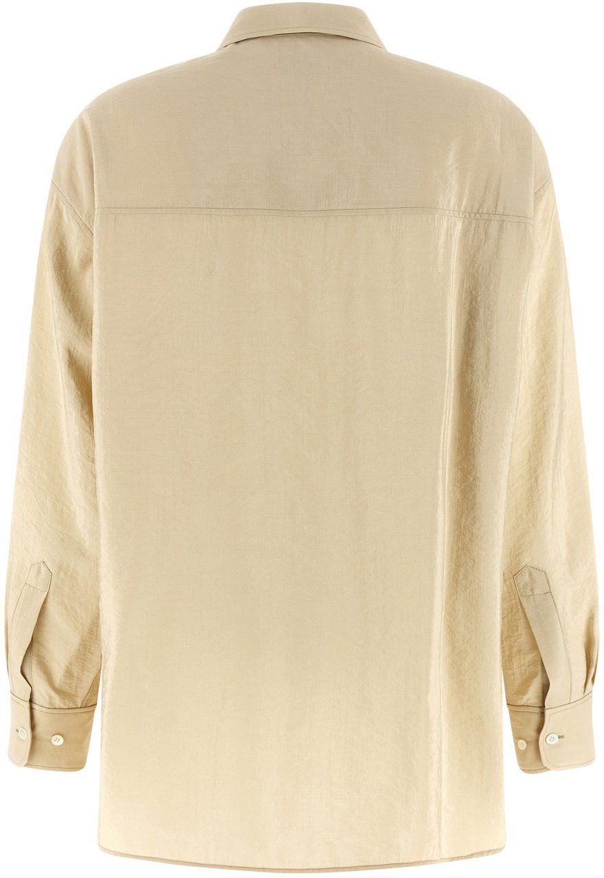 Lemaire Beige Silk Blouse Beige