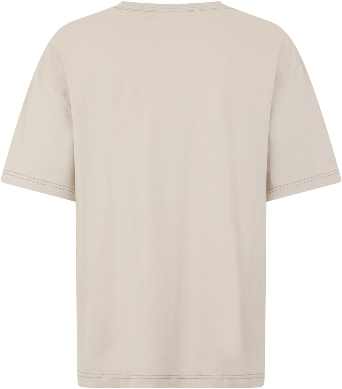 Lemaire T-shirt in cotton and linen blend Beige
