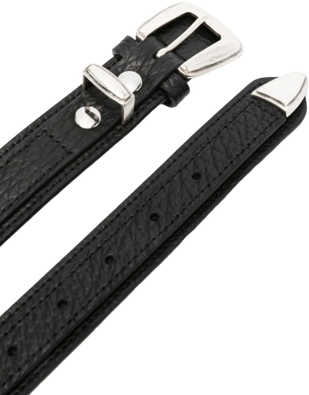 Lemaire Minimal Western Belt Black Zwart