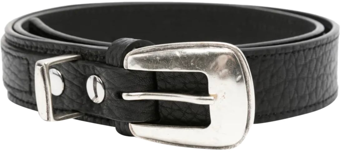 Lemaire Minimal Western Belt Black Zwart